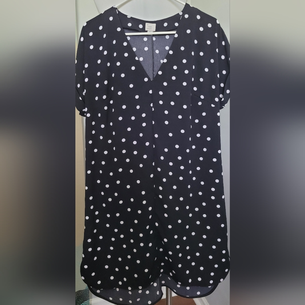 Black and White Polka Dot Dress